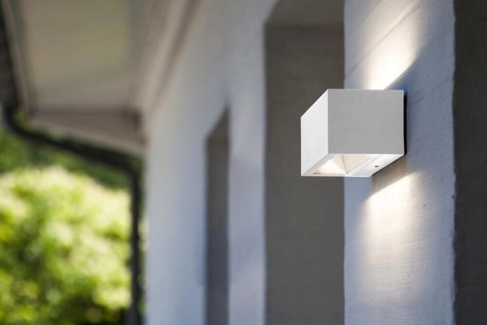 Strakke wandlamp Gemini wit Lutec 4250294310446