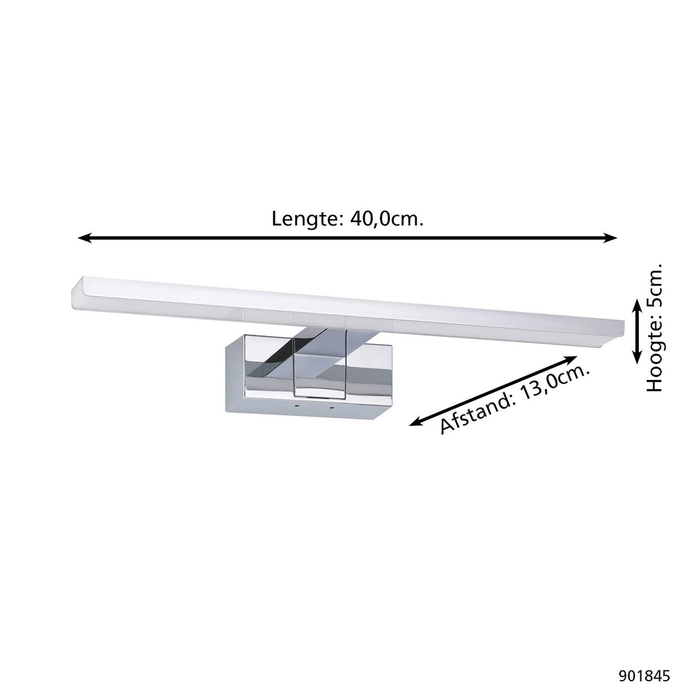 Spiegellamp Conettilla chroom 40cm Eglo 9008606356720