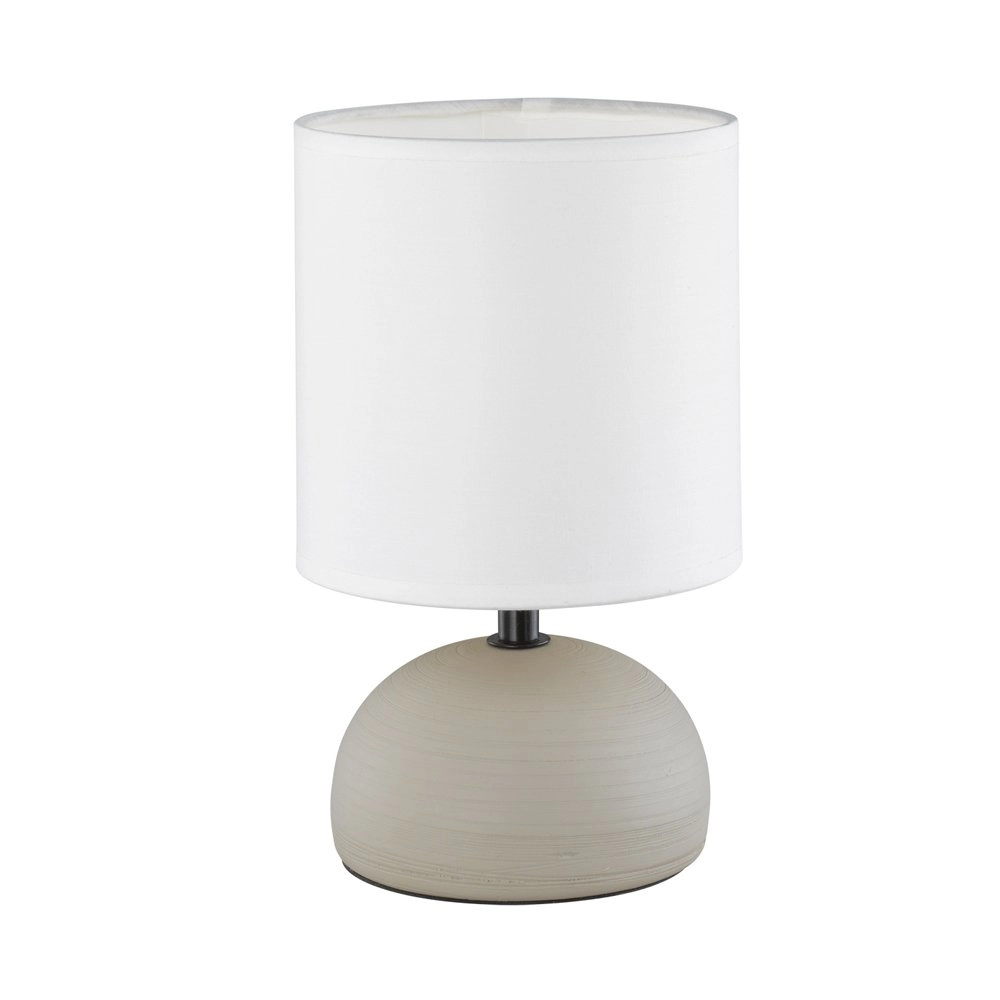Tafellamp Luci 23cm cappucchino met wit Tafellamp Luci 23cm cappucchino met wit