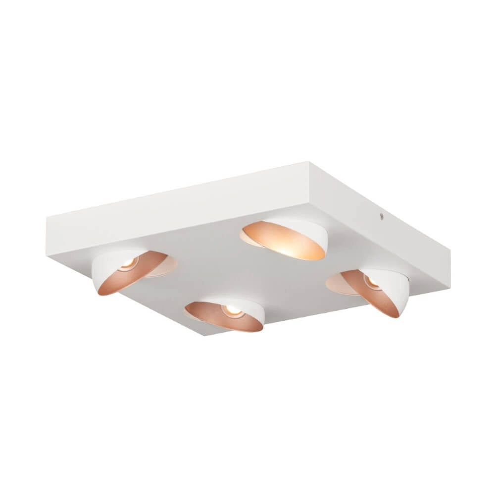 Vierkante plafondlamp Ronzano wit Stars of Light 9002759393779