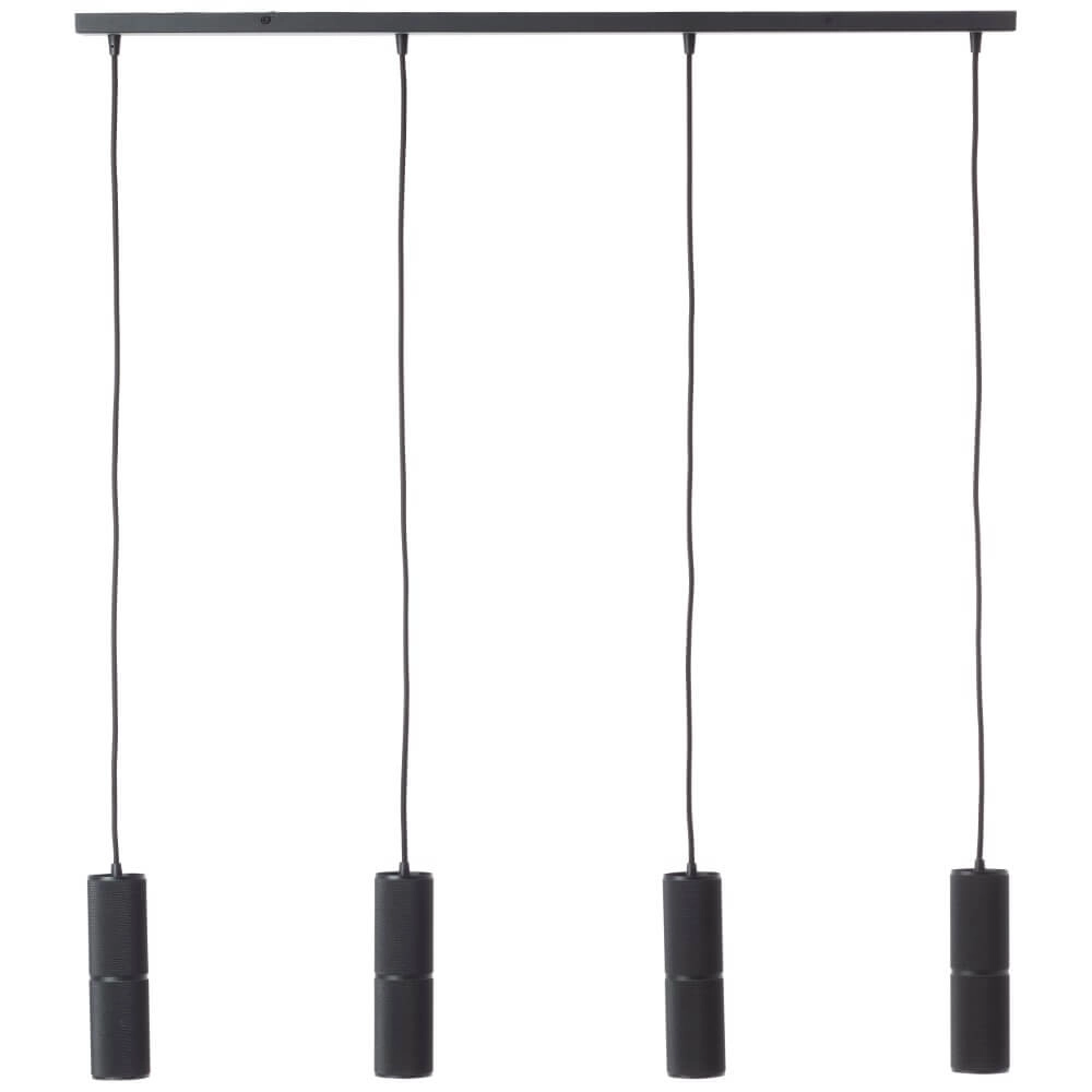 4-lichts hanglamp Marty zwart Brilliant 4004353438271