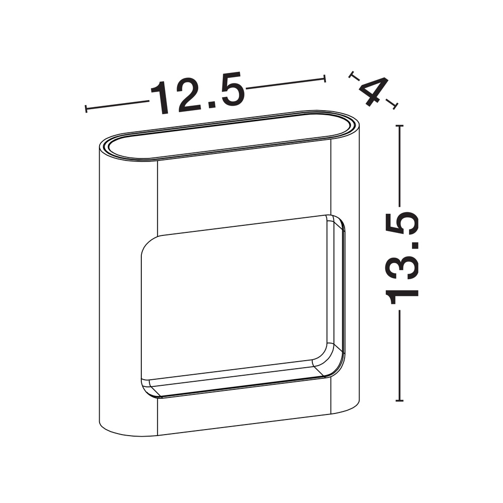 White wall lamp Tall up and down Lyora 5212017460752