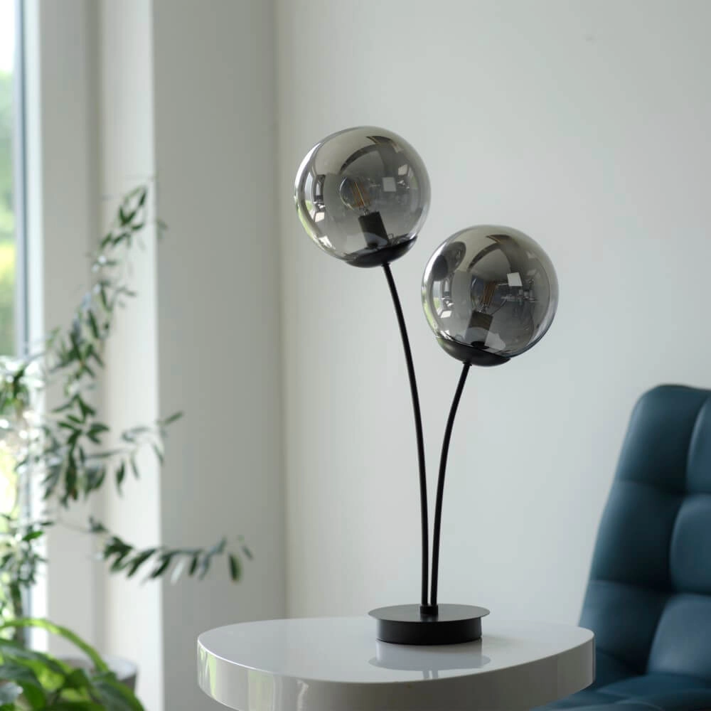 Tafellamp Big Widow zwart Just Light 4043689988401