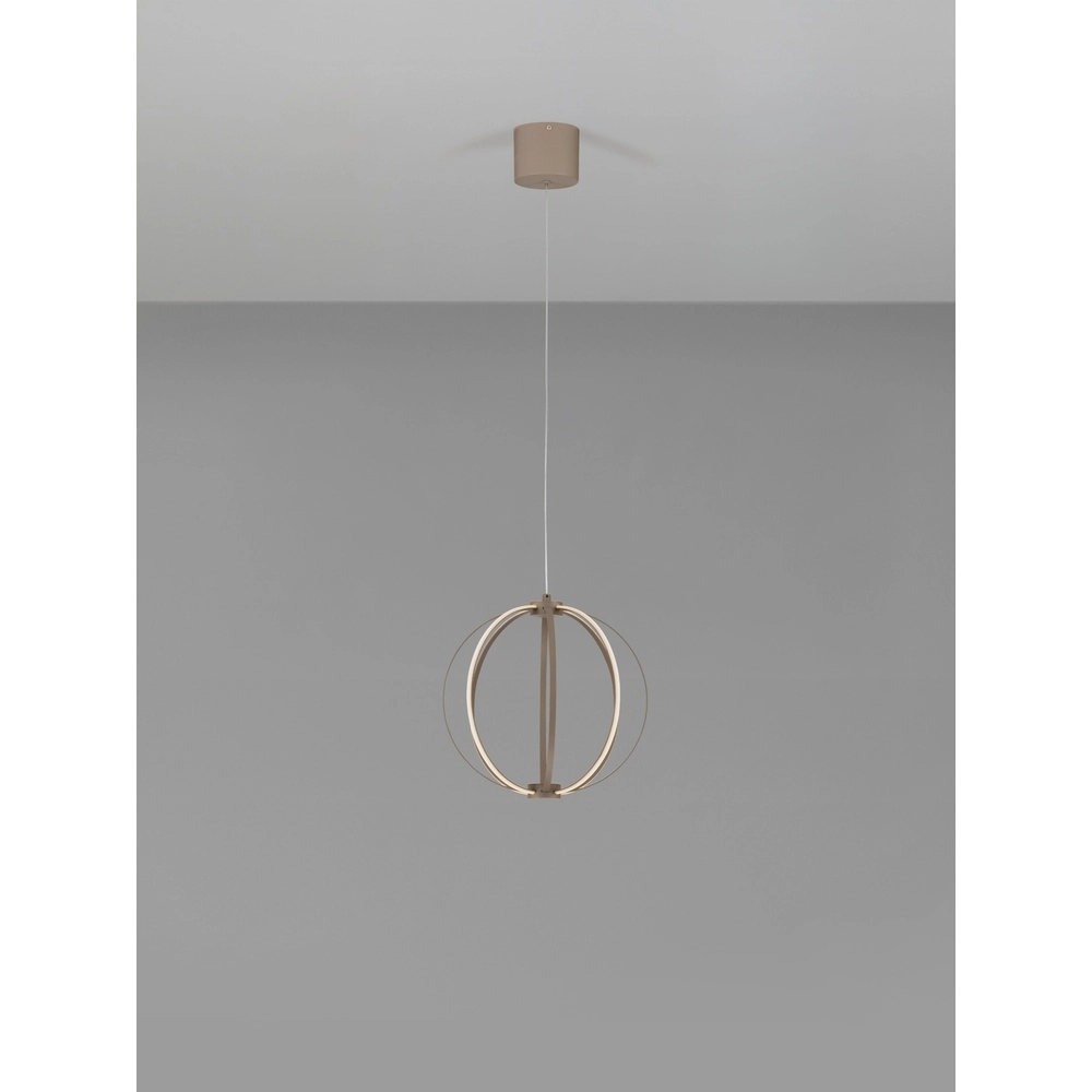 Hanglamp Brea beige Ø 30cm Lyora 5212017494382