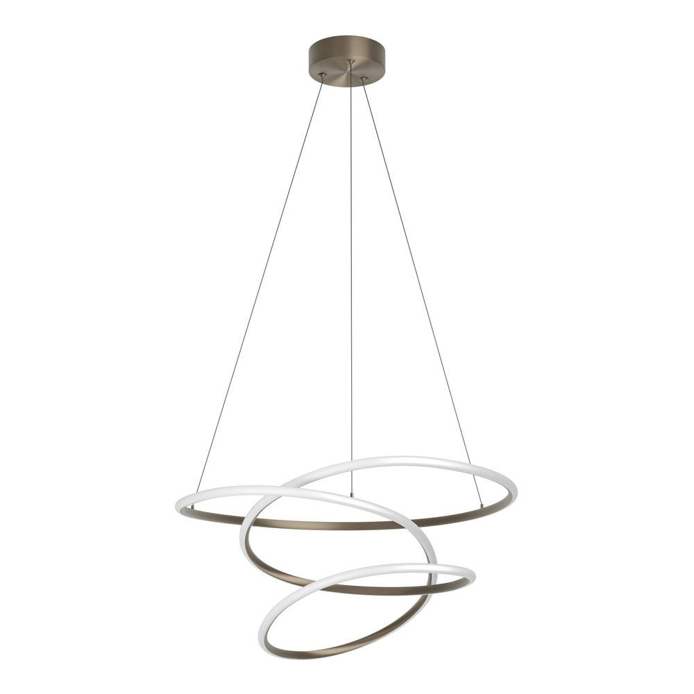Moderne hanglamp Racale Ø 58cm brons Eglo 9008606391400