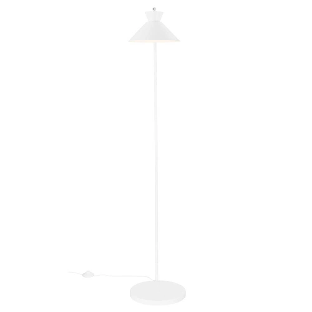 Strakke vloerlamp Dial wit Nordlux 5704924012082