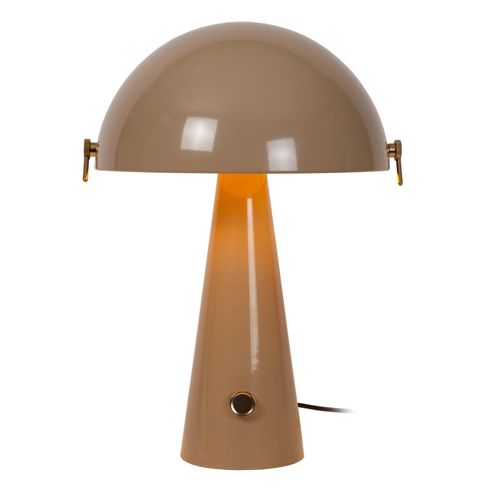 Tafellamp Barone taupe Ø 38cm Lucide Vibes 5411212650115