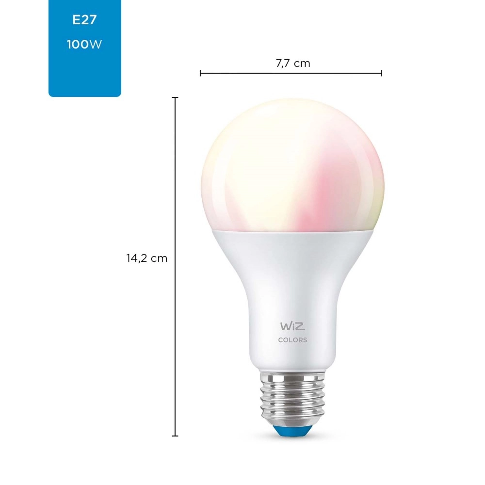 Lichtbron 13W - E27 - Led 2200-6500K WiZ 8718699786199