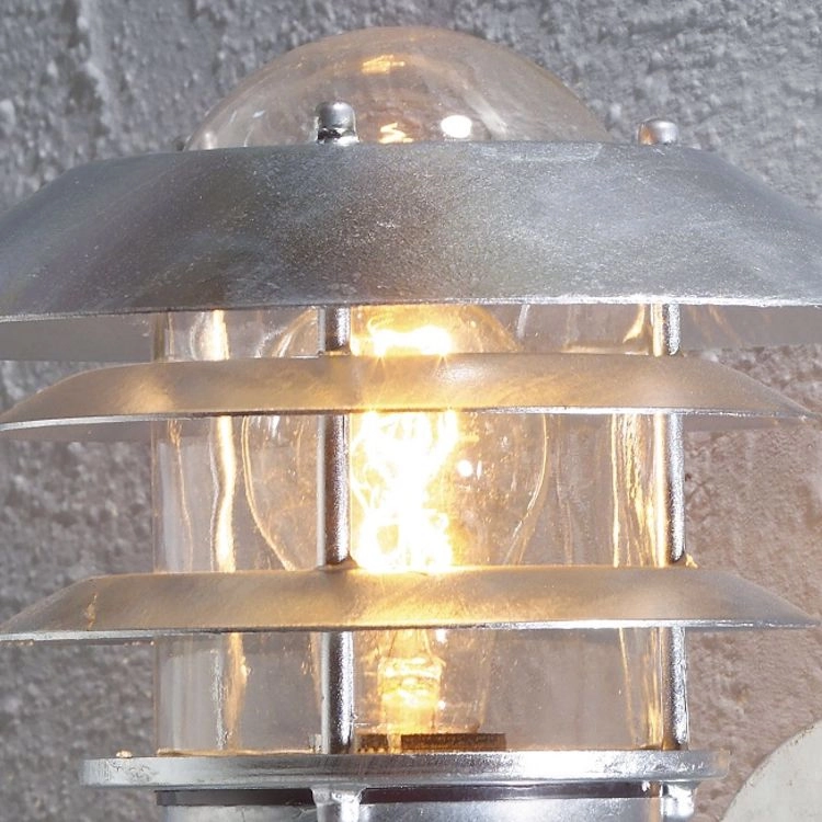 Landelijke wandlamp Modena Up 22cm zinkgrijs KonstSmide 7318307303322
