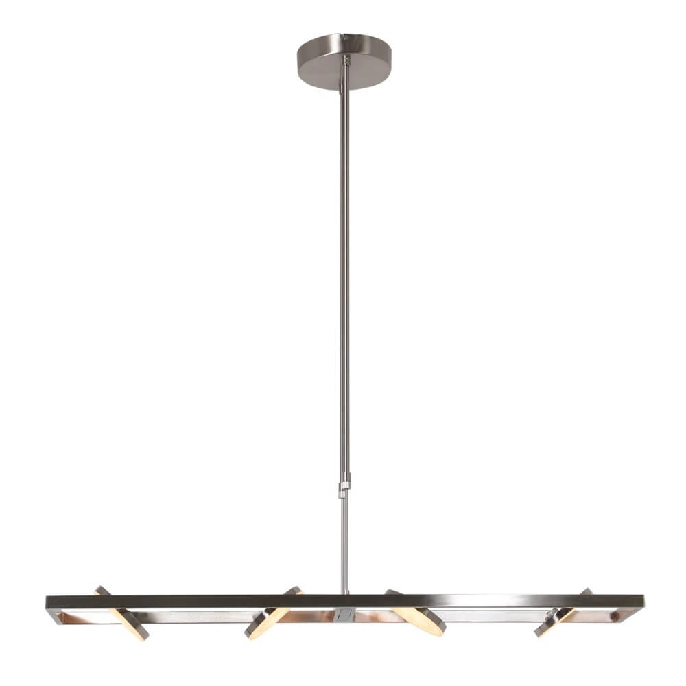 Flexibele led hanglamp Soleil RVS