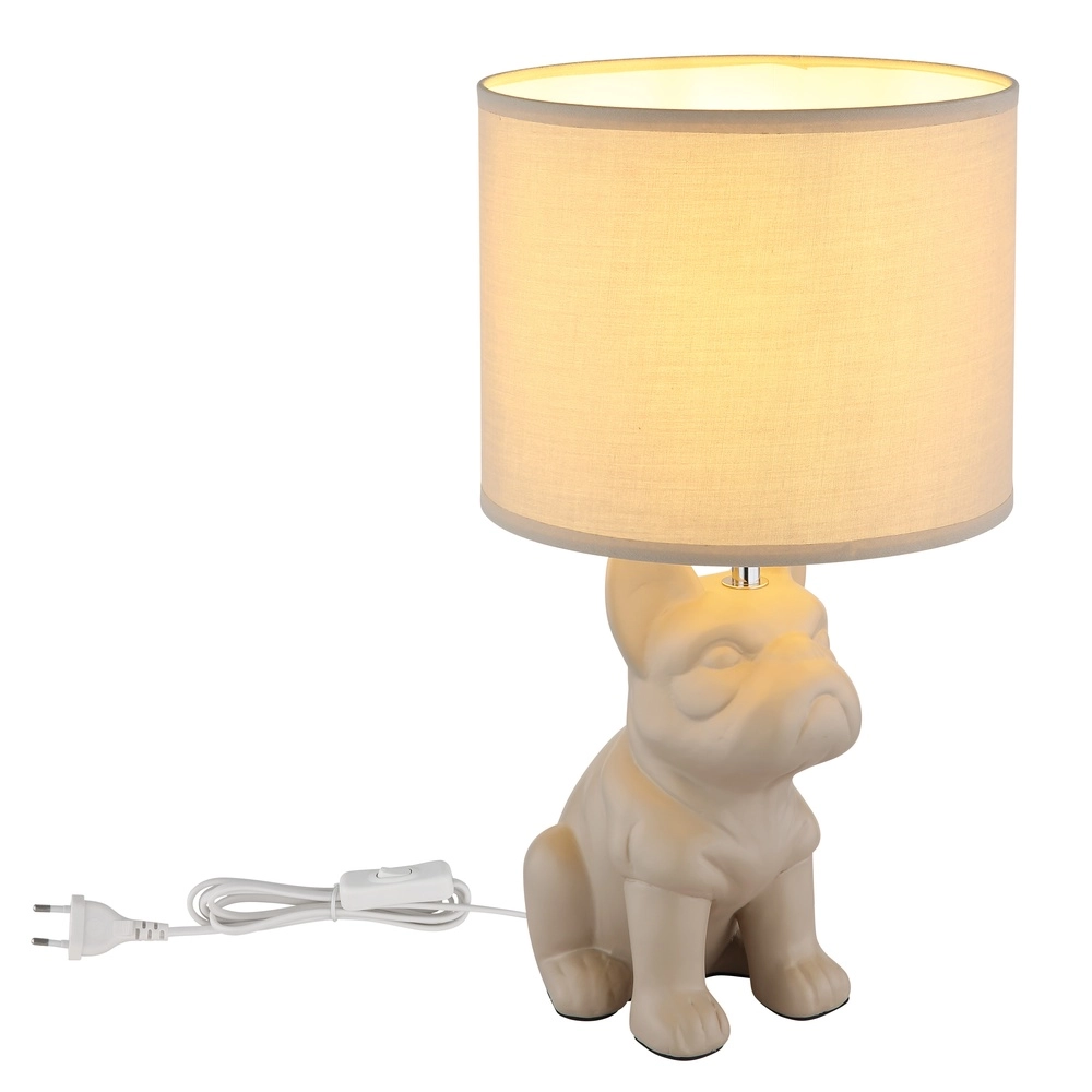 Tafellamp Dogo zand bruin Globo 9007371578672