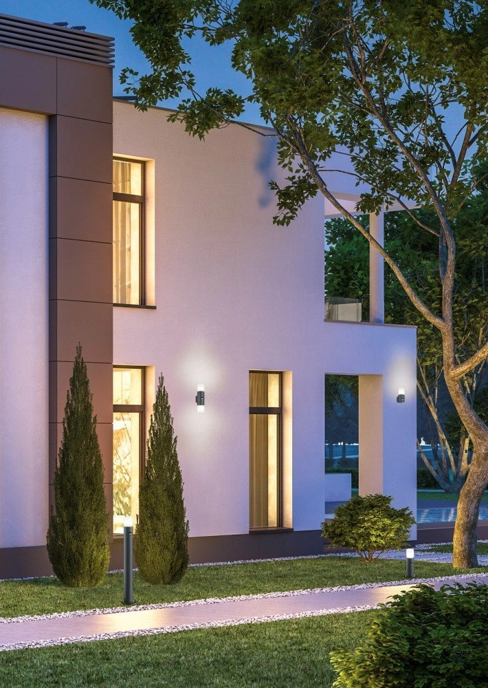 Design muurlamp Hoosic met bewegingsmelder Trio 4017807382570