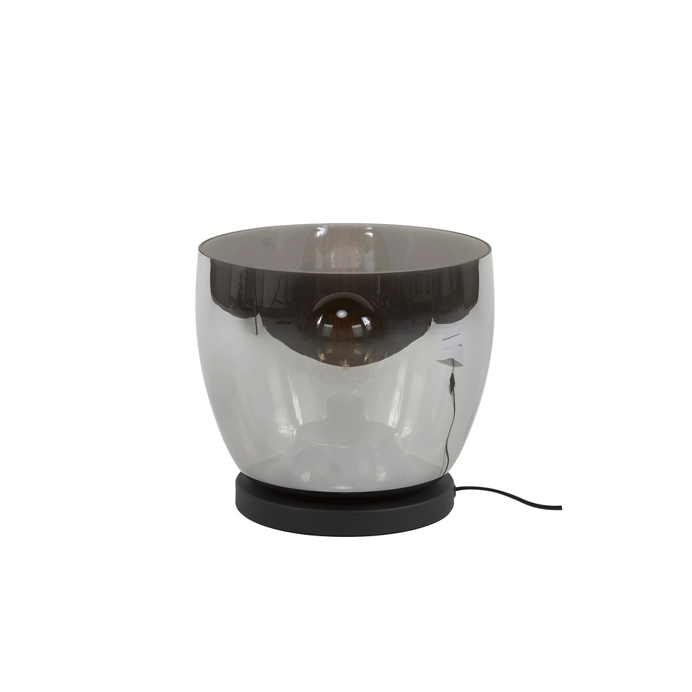 Vloerlamp smoke glas UP Ø 29cm - 27cm hoog Lyora 8716803512597