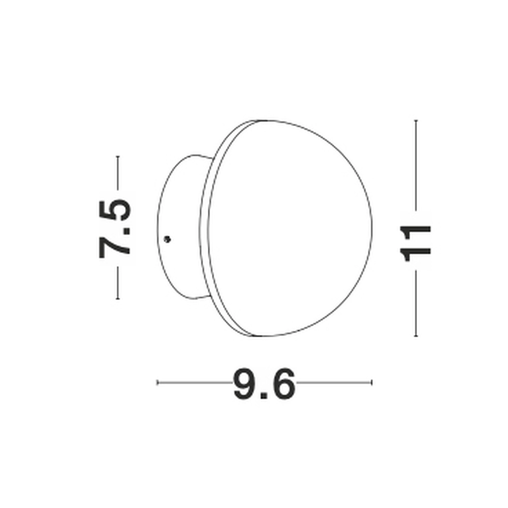 Design wandlamp Netune wit Lyora 5212017428493