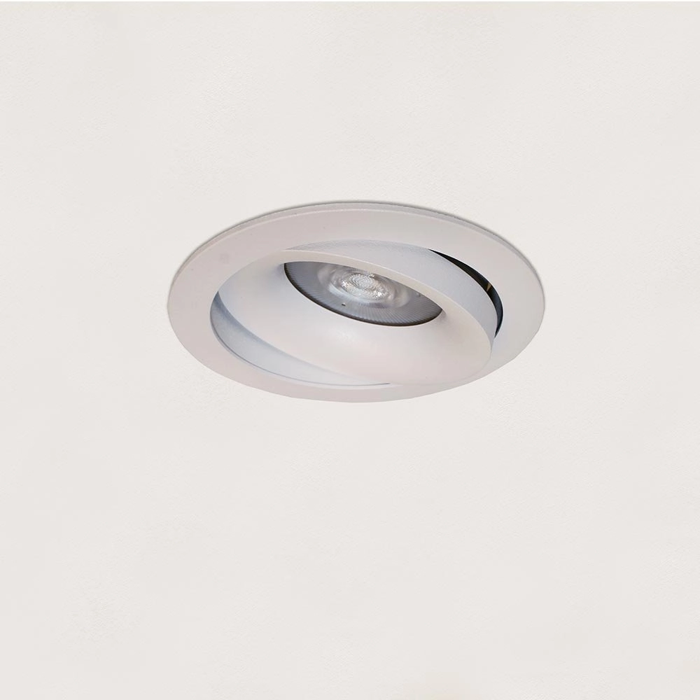 Witte inbouwspot rond Downel 9cm Artdelight 8719831730469