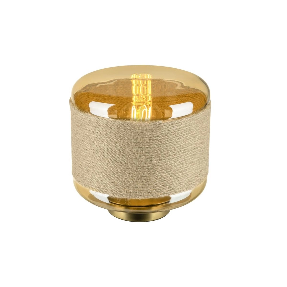Tafellamp Pantilo Rope 19 goud Ø 18,5cm