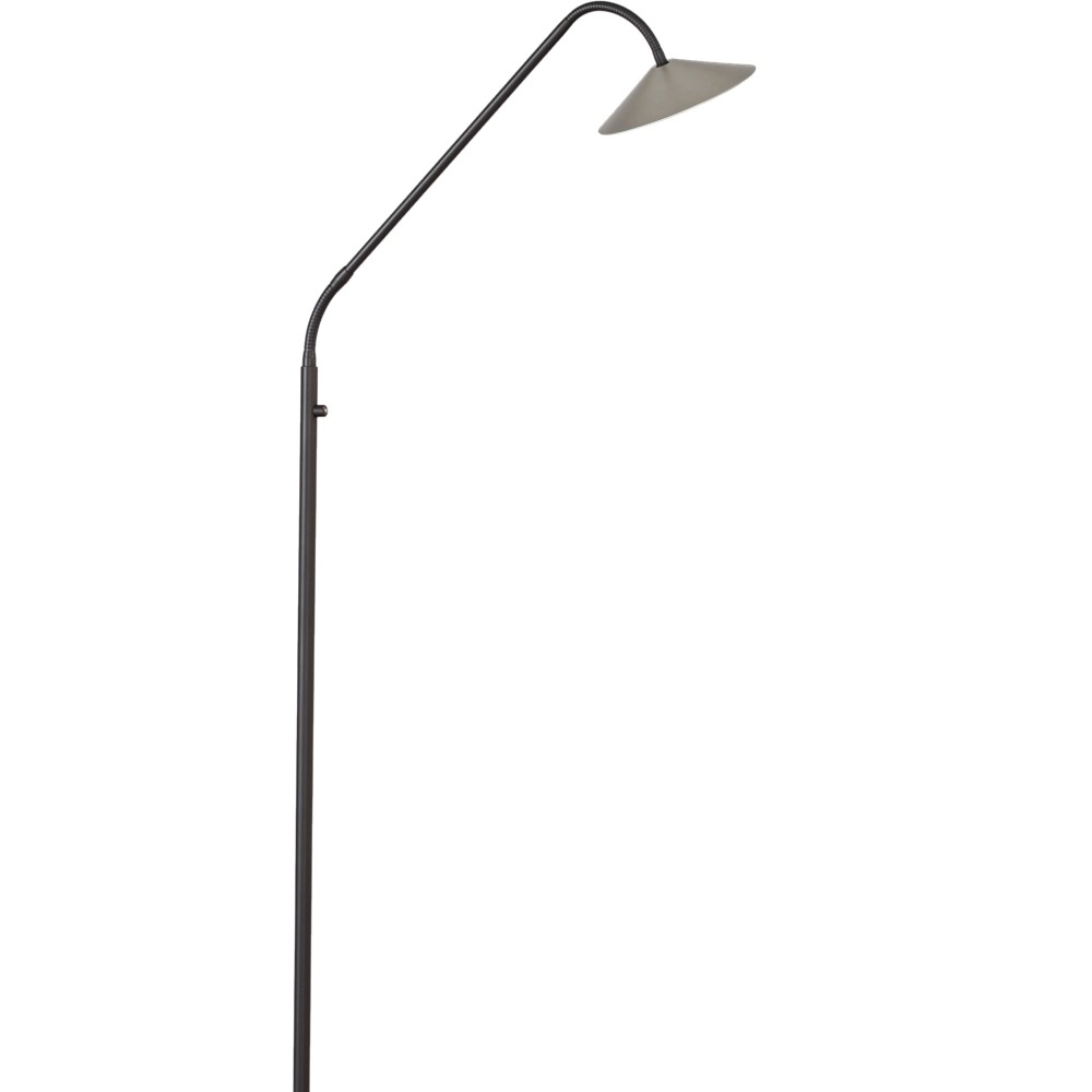 Staande leeslamp Ceppo zwart met nikkel Masterlight 8718121358314