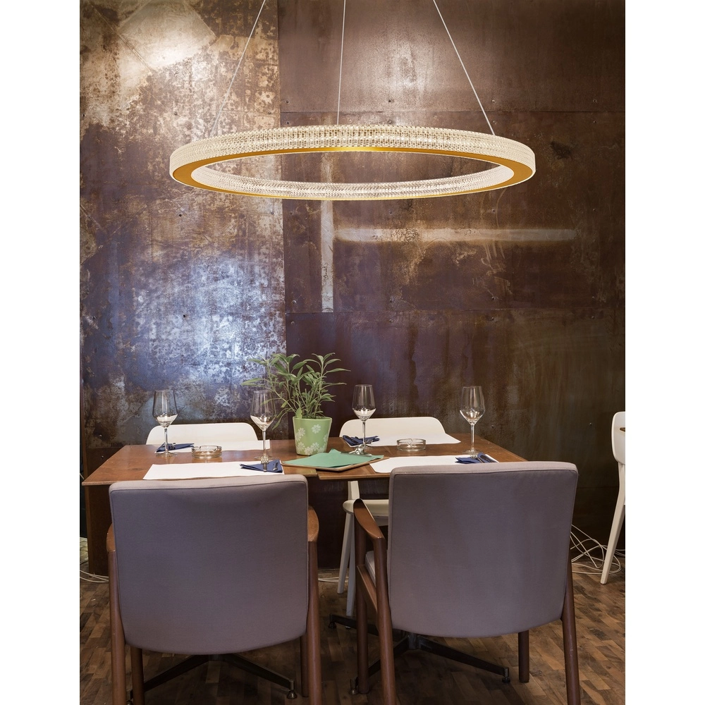 Hanglamp Fiore goud Ø 80cm