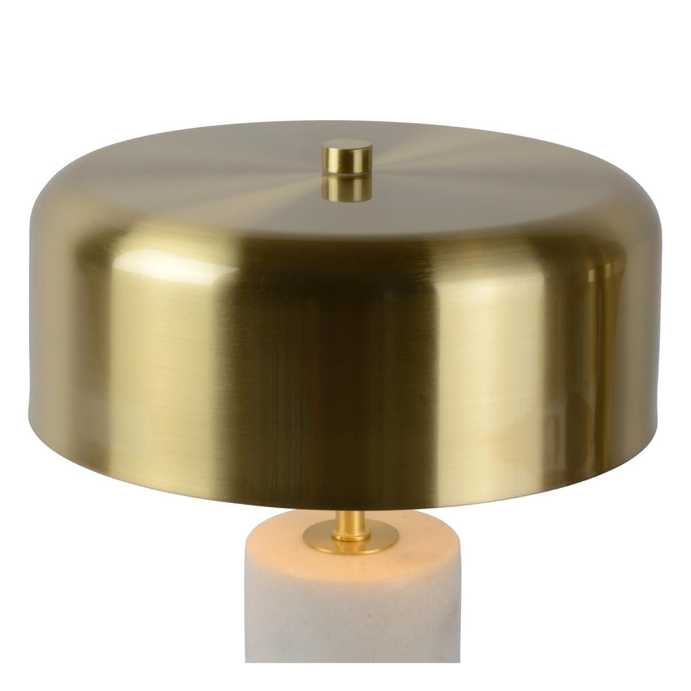 Tafellamp Mirasol wit met goud Lucide 5411212343406