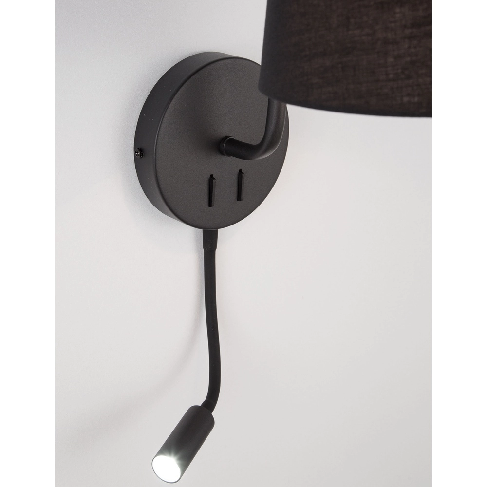 Bedlampje Sage zwart Lyora 5212017424051