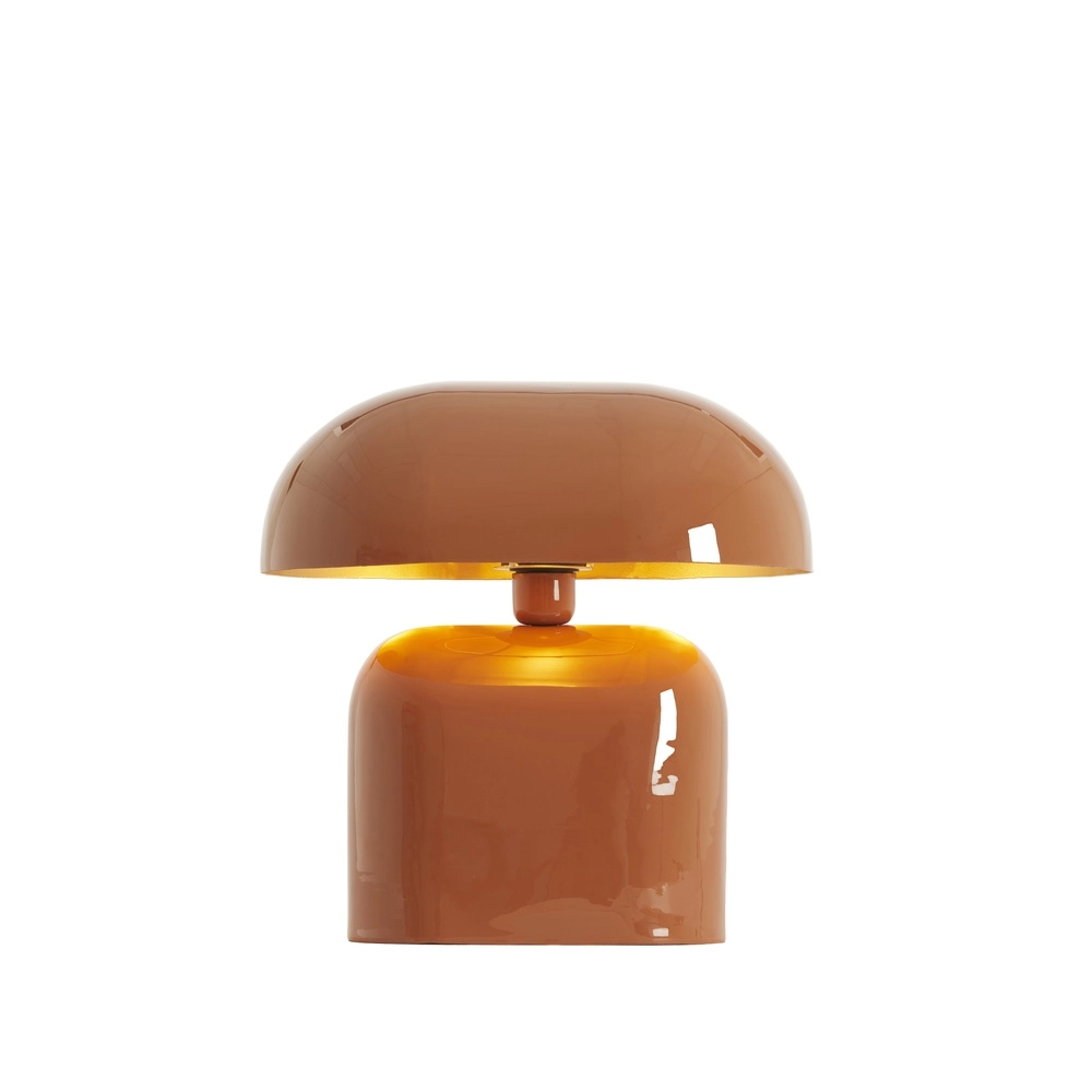 Schemerlamp Todd ovaal - glans donker oranje Light & Living 8717807818951