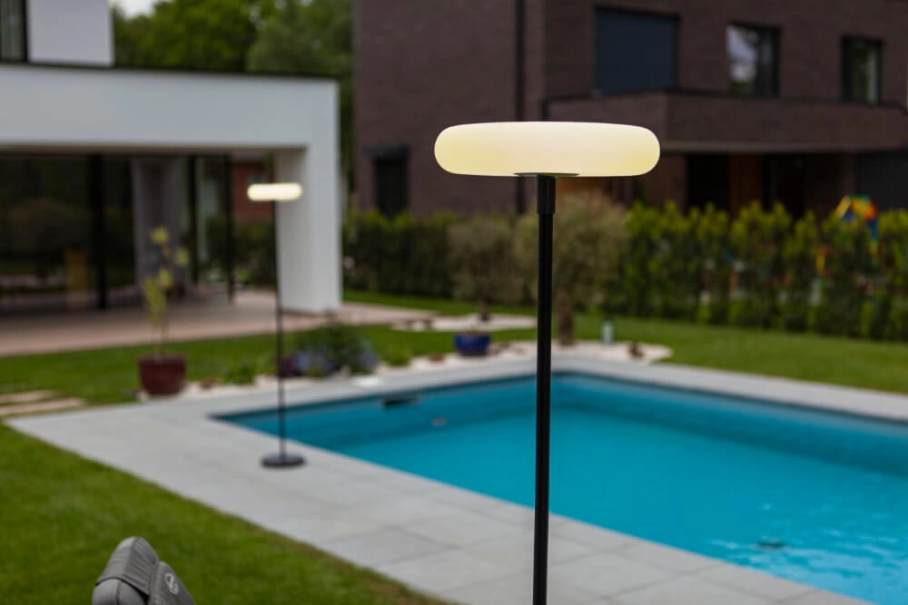 Solar lamp Pops staand zwart Lutec 6939412089157