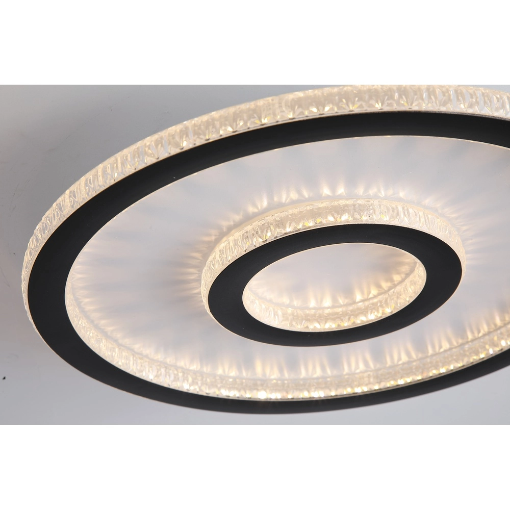 Plafonniere Roundel zwart Searchlight 5053423299556