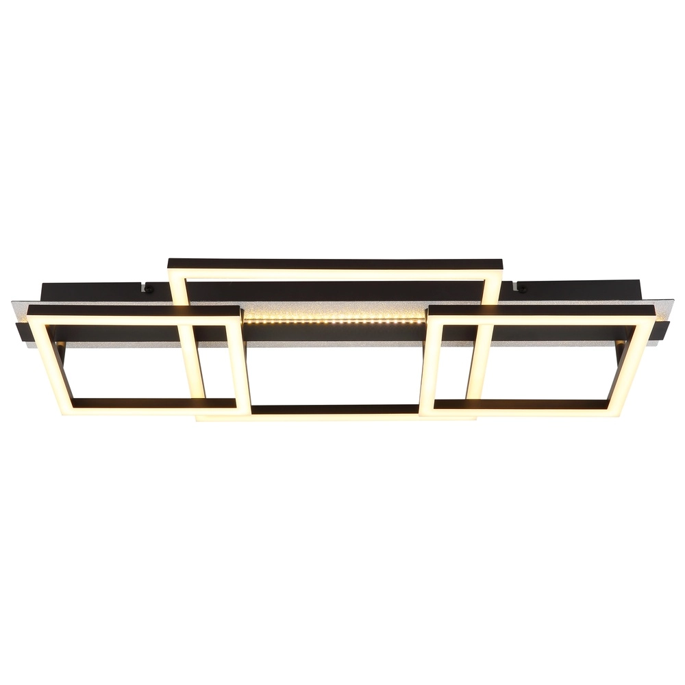 Moderne plafondlamp Estrada zwart Globo 9007371580712