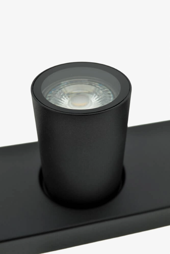 Badkamer opbouwspot Seller - IP44 zwart Lyora 5053423187747