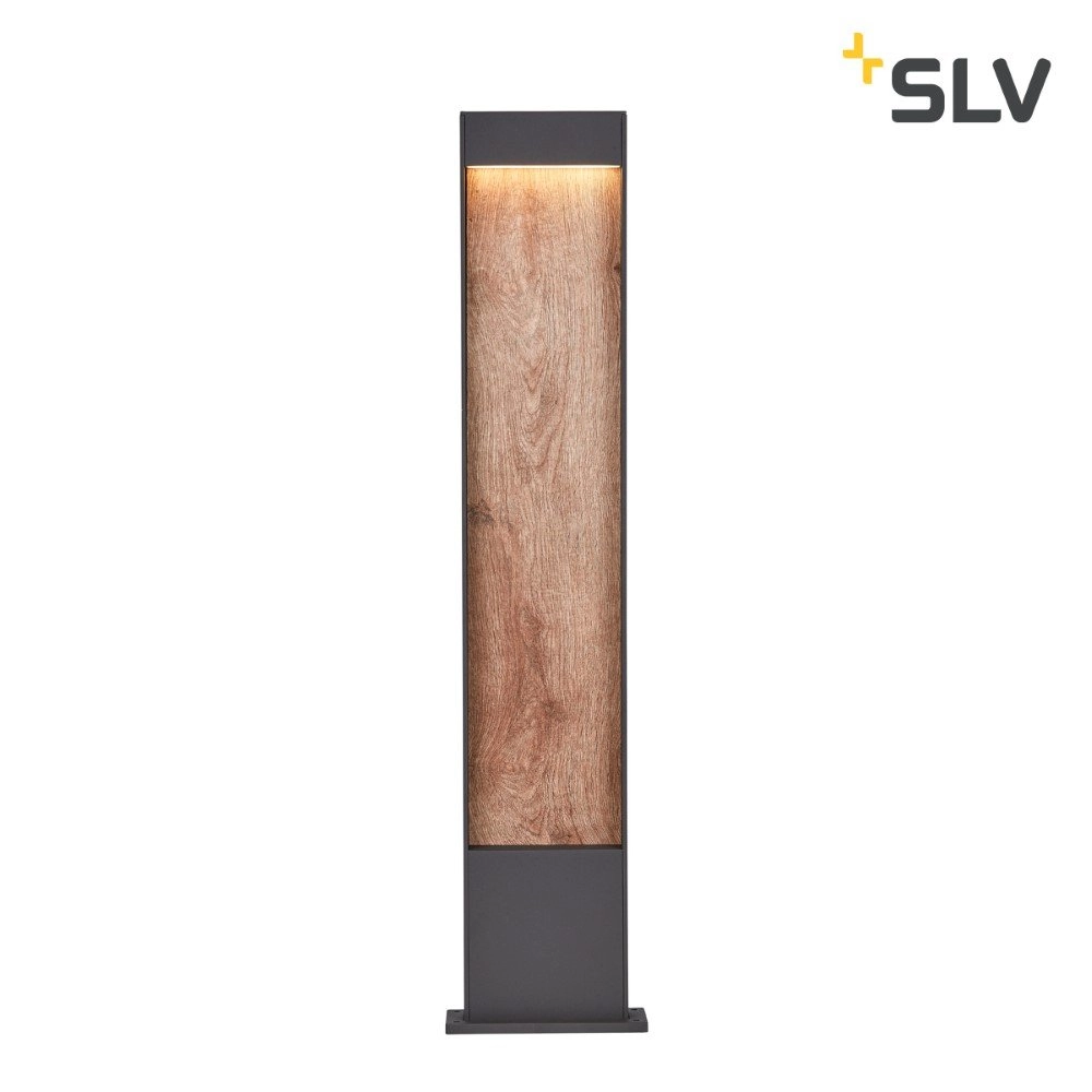 Design lamp met hout Flatt 100cm SLV 4024163231534