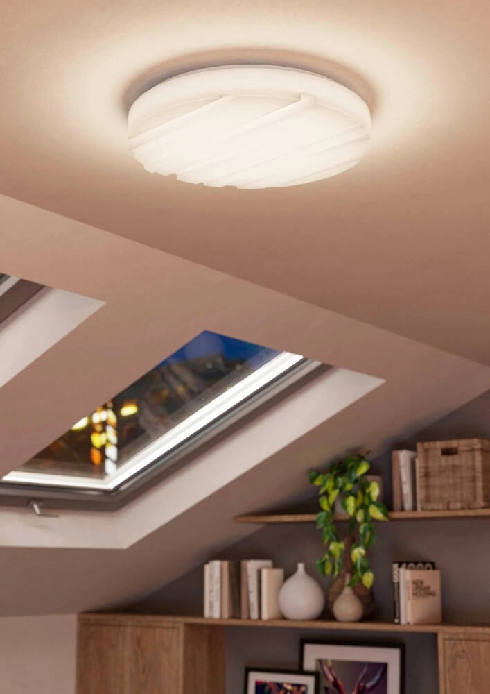 Moderne led plafonnière Ferentino Ø 38cm Eglo 9008606245062