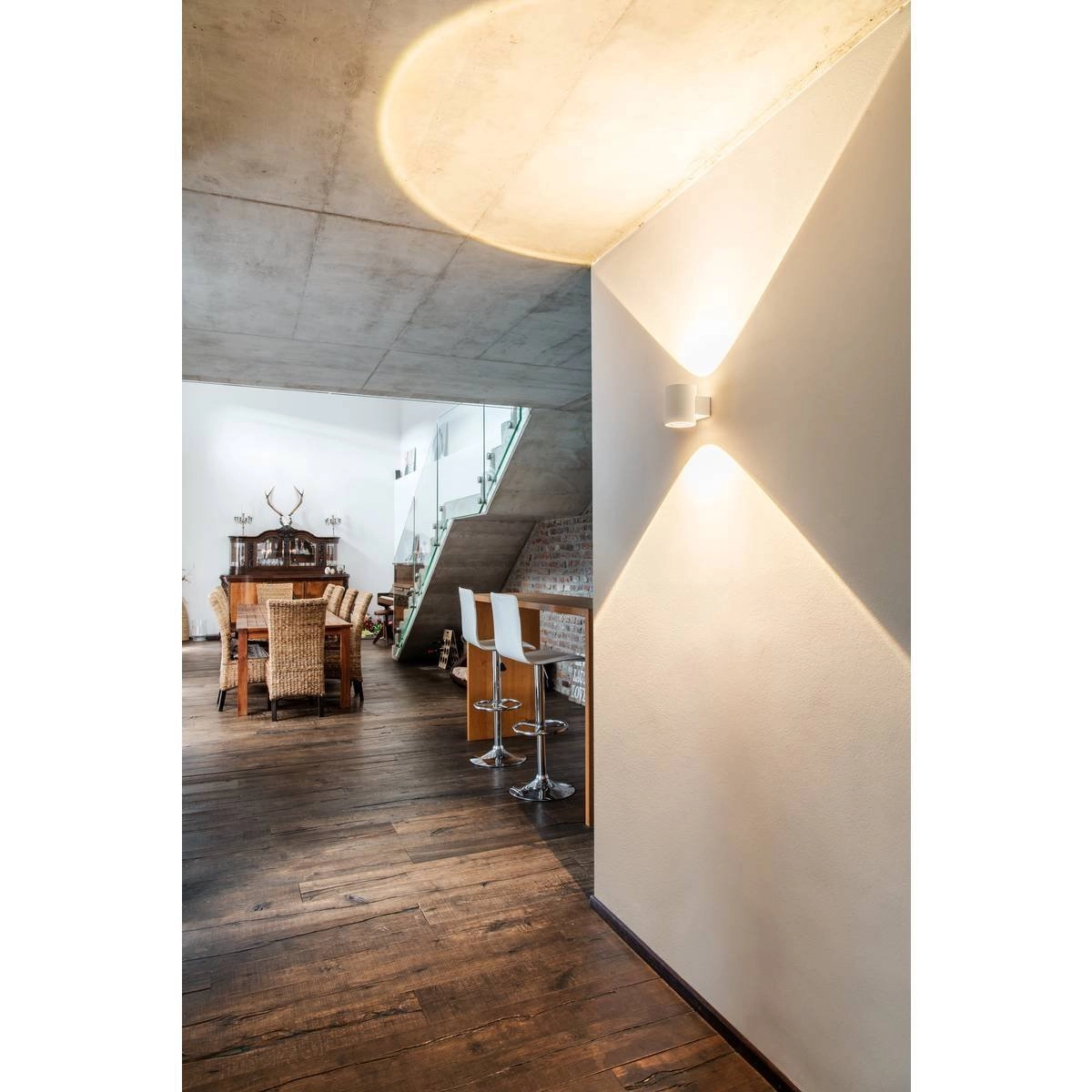 Up - downlighter Oculus 12,5cm wit SLV 4024163248211