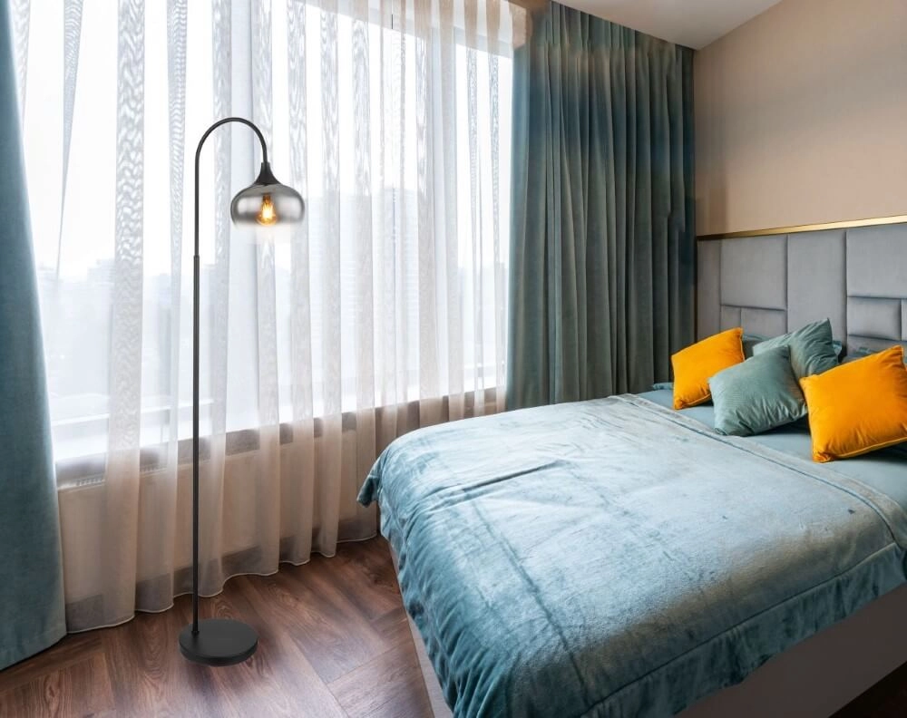 Design vloerlamp Maxy zwart Globo 9007371432417