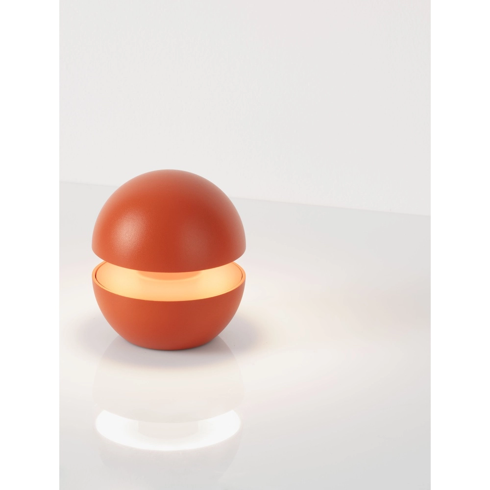 Tafellampje Puk oplaadbaar oranje Lyora 5212017478566
