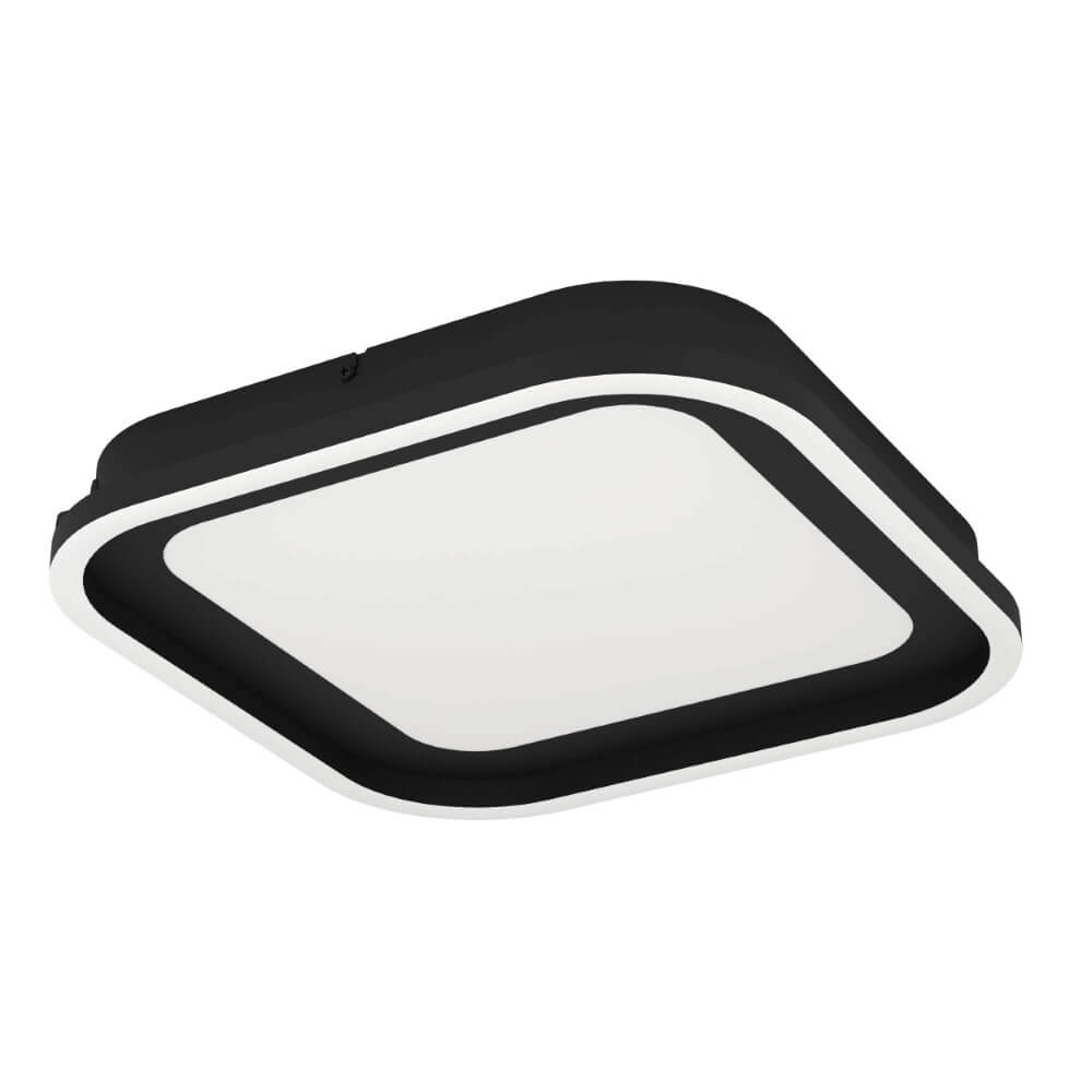 Zwarte plafonnière Calagrano 38x38 Zwarte plafonnière Calagrano 38x38