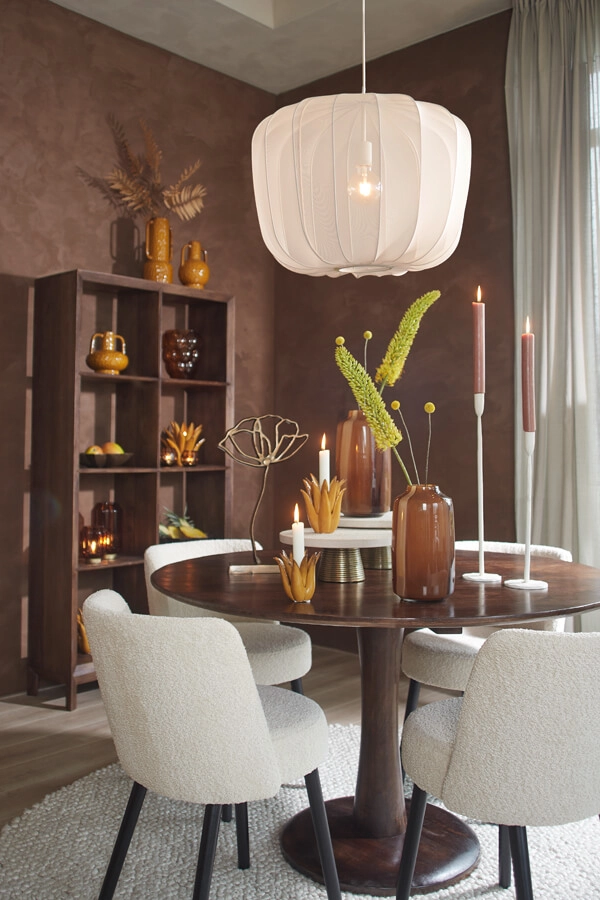 Japandi hanglamp Plumeria crème Ø 60cm Light & Living 8717807651435