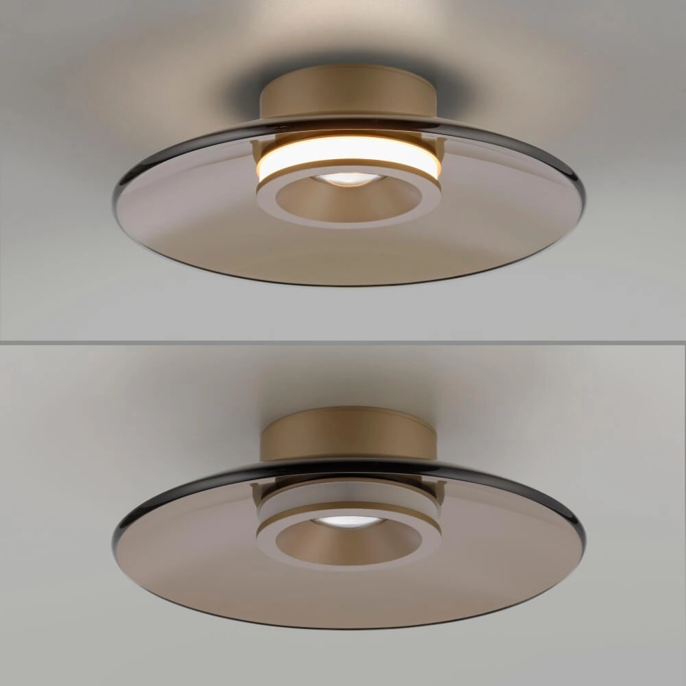 Design plafondlamp Pure Moon brons Ø 32cm Paul Neuhaus 4012248382738