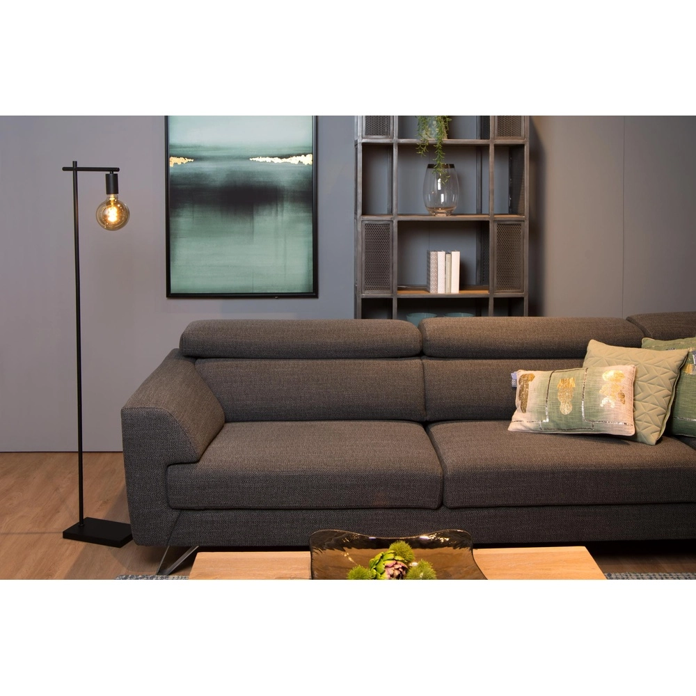 Vloerlamp Leanne zwart Lucide 5411212211125