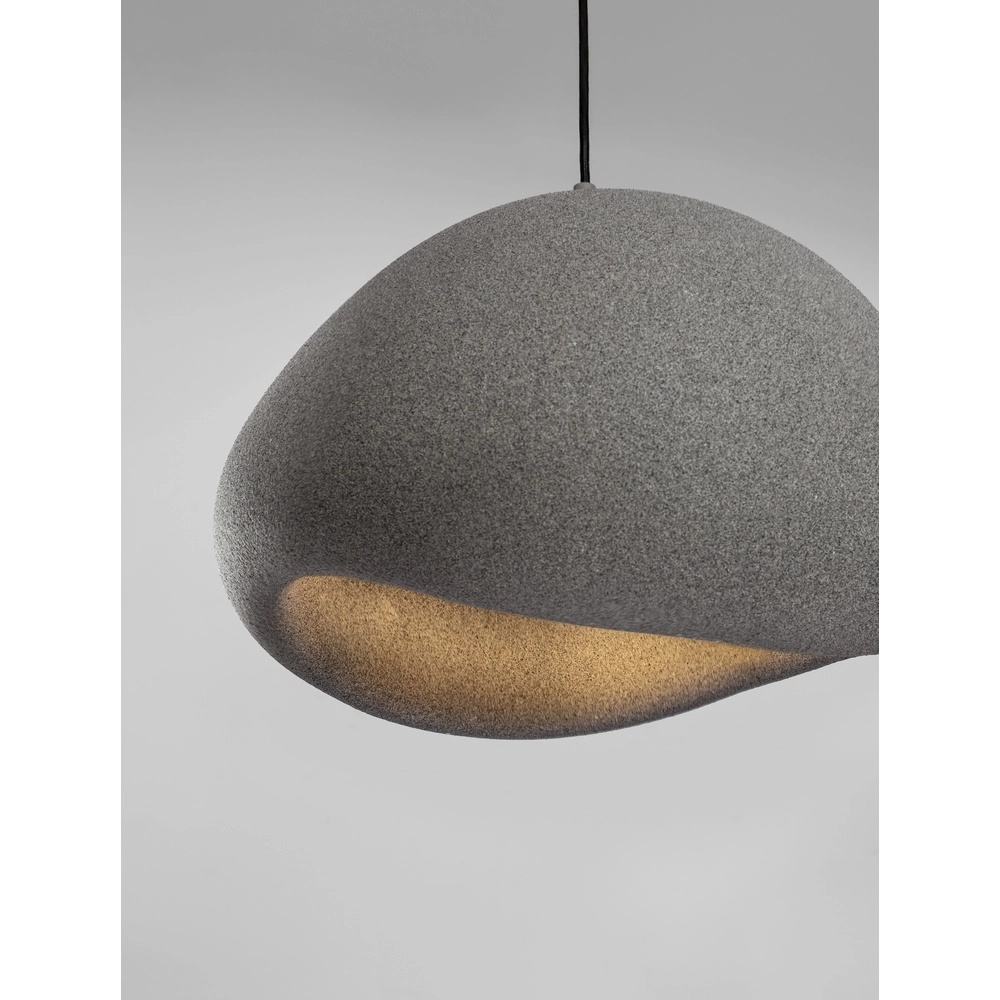 Natural pendant lamp Aere grey 50cm Lyora 5212017476715