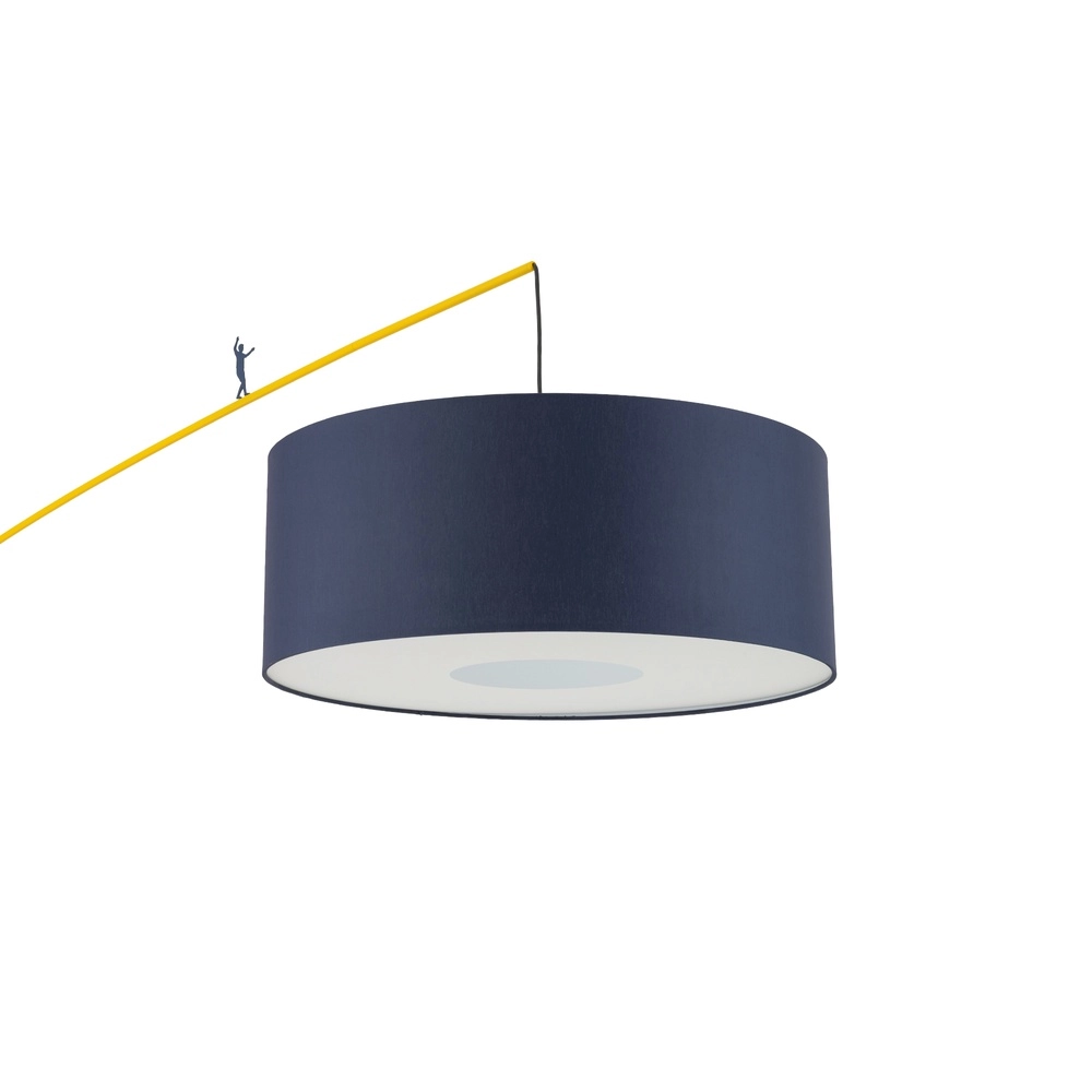 Vloerlamp Poise blauw met rood en geel Ø 65cm Lyora 5903139114301