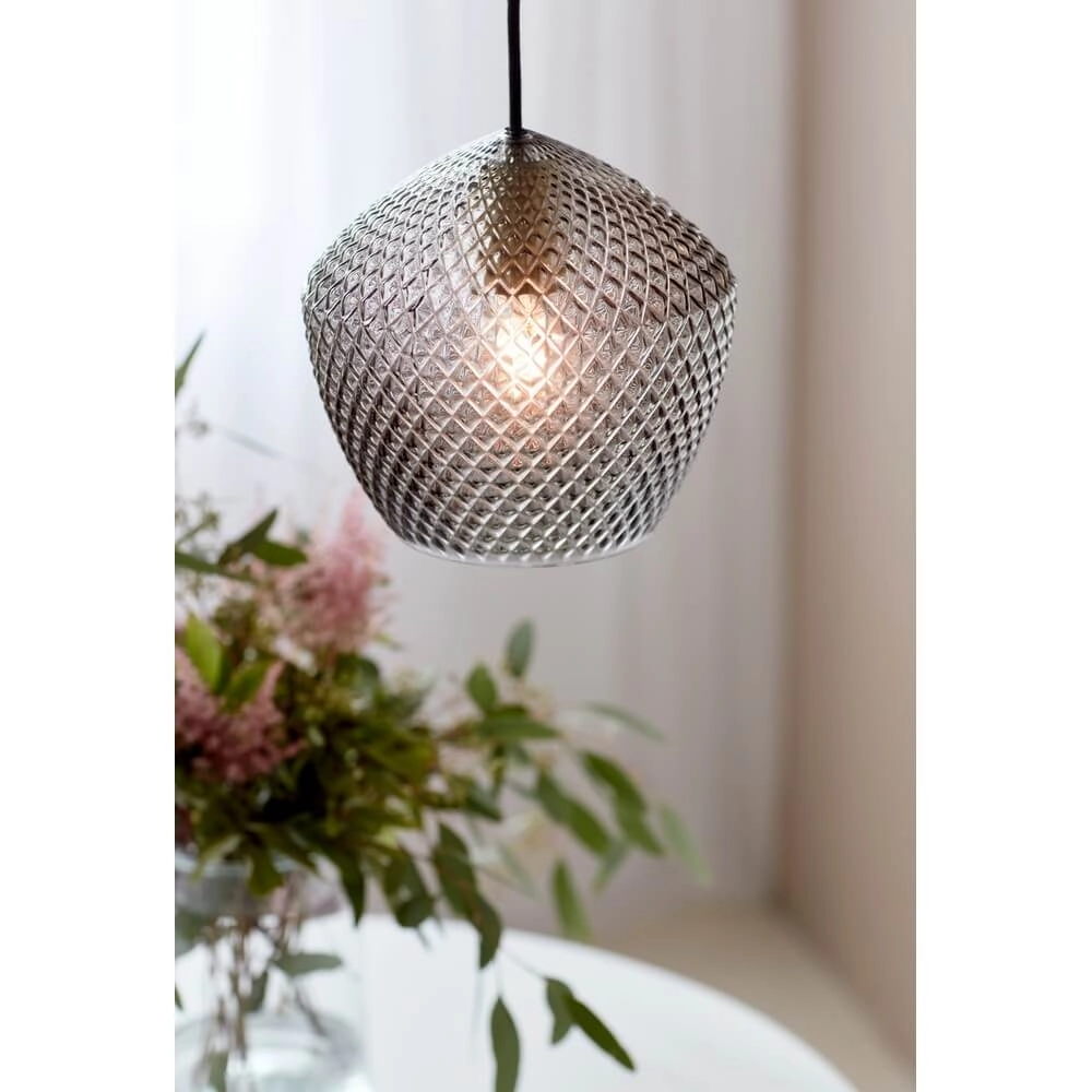 Plafondlamp Orbiform messing met smoke glas Nordlux 5704924001536