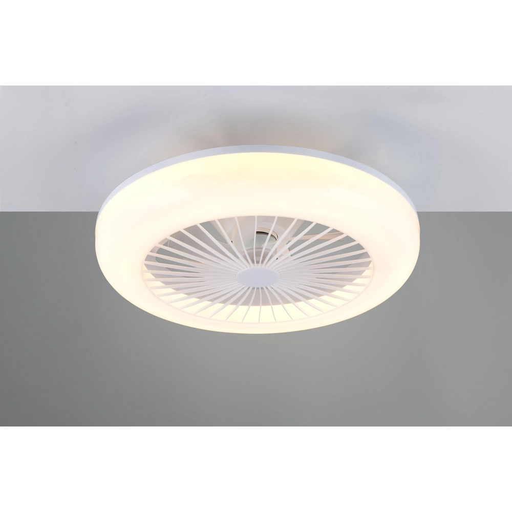 Plafondventilator Mora wit met lamp Trio 4017807650419