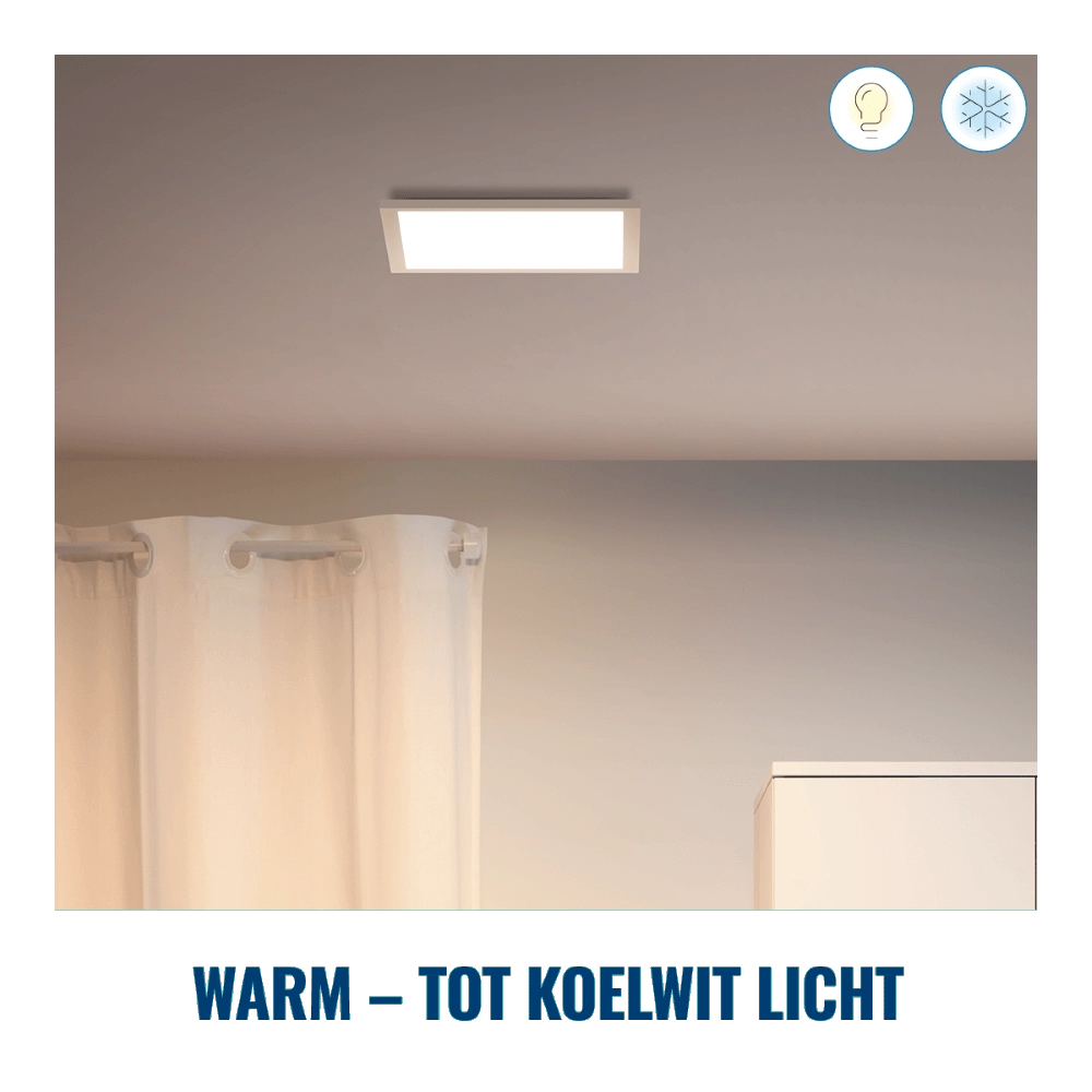 Plafonnière Panel wit - 12W WiZ 8719514554894