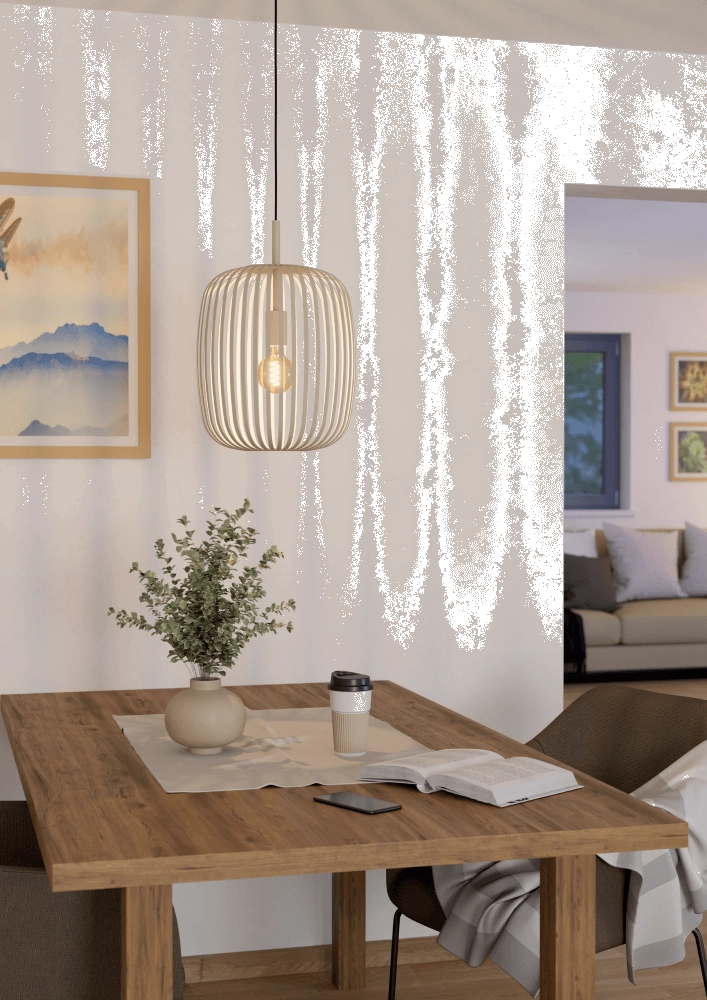 Eettafel hanglamp Romazzina Ø 32,5cm Eglo 9008606244300