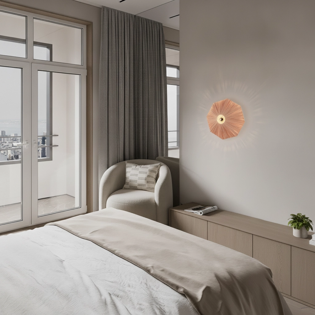 Wandlamp Elvio terracotta Ø 45cm