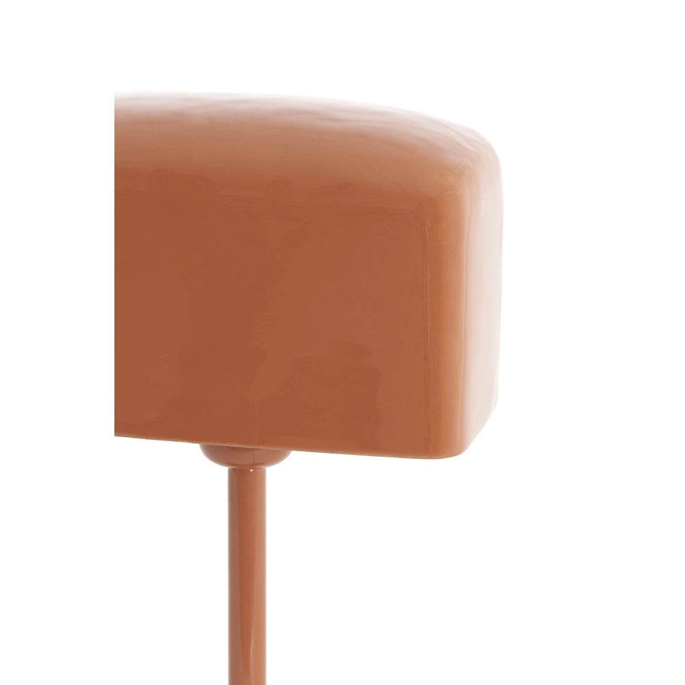 Nachtkastlamp Elenie 20x10cm - glans donker oranje Light & Living 8717807818753