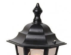 Klassieke buitenlamp Berlusi zwart Franssen 8033239017138