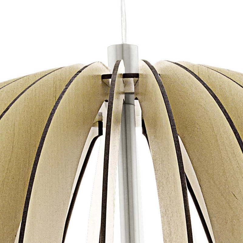 Landelijke hanglamp Cossano 50cm mapple hout Eglo 9002759947651