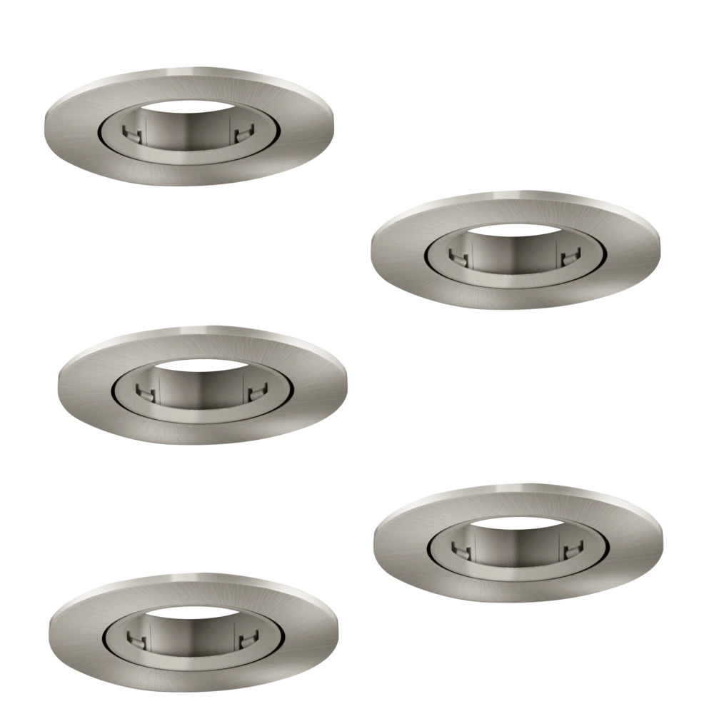 Set van 5 inbouwspots Barranco nikkel Ø 9cm Eglo 9008606359141
