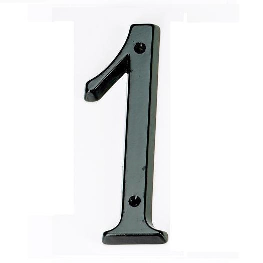 Huisnummer Address 1 zwart KS Verlichting 8714732585149